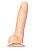 Телесный фаллоимитатор Sliding Skin Realistic Dildo XXL с подвижной кожей - 20 см. от Strap-on-me