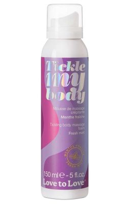 Массажная хрустящая пенка Tickle My Body Fresh Mint с ароматом мяты - 150 мл. от Love to Love