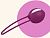 Фиолетовый вагинальный шарик Smartballs Uno от Fun Factory