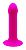 Ярко-розовый фаллоимитатор двойной плотности Hitsens 2 - 16,7 см. от Adrien Lastic