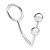 Кольцо на пенис с анальным стимулятором Two Bead Stainless Steel Anal Hook   Cock Ring от BlueLine