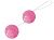 Розовые глянцевые вагинальные шарики от Baile