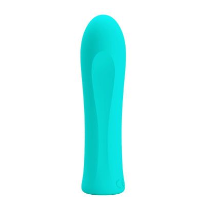 Мятный мини-вибратор Alfreda - 10,2 см. от Baile