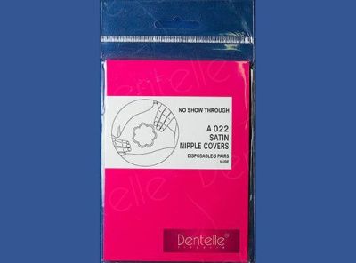 Телесные одноразовые наклейки на соски - 5 шт. от Dentelle