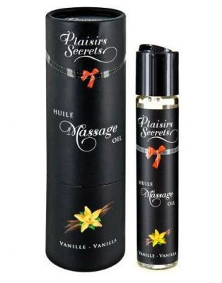 Массажное масло с ароматом ванили Huile de Massage Gourmande Vanille - 59 мл. от Plaisir Secret