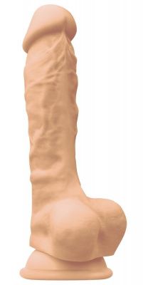 Телесный фаллоимитатор на присоске 7 Dildo - 22,3 см. от NS Novelties Телесный фаллоимитатор на присоске 7 Dildo - 22,3 см. от NS Novelties