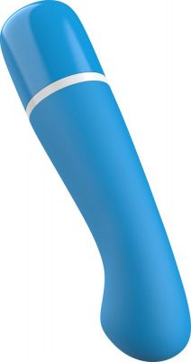 Голубой G-вибростимулятор Bdesired Deluxe Curve - 15,2 см. от B Swish