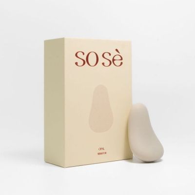 Серый вибромассажёр Opal от Sose