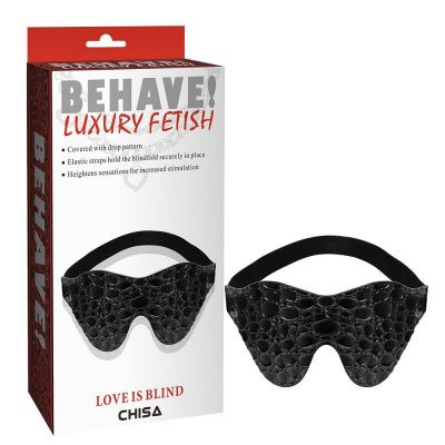 Черная маска на глаза Behave от Chisa