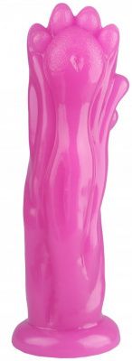 Розовая фантазийная анальная втулка-лапа - 25,5 см. от Сумерки богов