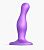 Фиолетовая насадка Strap-On-Me Dildo Plug Curvy size S от Strap-on-me