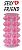 Открытая розовая насадка на фаллос - 6,4 см. от Bior toys