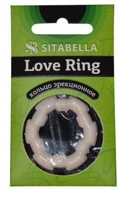 Фигурное эрекционное кольцо из киберкожи от Sitabella