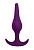 Фиолетовая анальная пробка Smooth - 12,5 см. от Lola Games