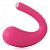 Ярко-розовый вибратор Dua G-spot   Clitoral Wearable Vibrator - 17,8 см. от Je Joue