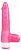 Розовый вибратор Luv Pleaser - 20 см. от Chisa