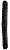 Черный двухсторонний спиралевидный фаллоимитатор - 43 см. от Сумерки богов