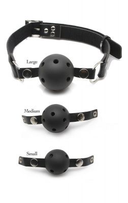 Система кляпов из 3 шариков Ball Gag Training System от Pipedream