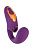 Фиолетовый вибромассажер с клиторальной стимуляцией Megam от ToyFa