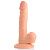 Телесный фаллоимитатор 6.5  Dildo with Balls - 19 см. от XR Brands