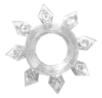 Прозрачное эрекционное кольцо Rings Gear от Lola toys
