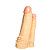 Анально-вагинальная насадка-фаллоимитатор с шипами для трусиков с плугом Харнесс №11 - 17 см. от Сумерки богов