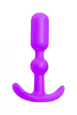 Фиолетовая силиконовая анальная пробка Anal Anchor - 10,2 см. от Pipedream
