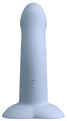 Голубой вибростимулятор на присоске Heart Guy - 17 см. от Orion