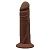 Коричневый фаллоимитатор SILEXD Model 4 7  - 17,7 см. от Adrien Lastic