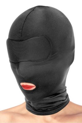Сплошная маска на голову с прорезью для рта от Fetish Tentation