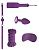 Фиолетовый игровой набор Introductory Bondage Kit №5 от Shots Media BV