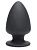Черная мягкая анальная пробка Squeezable Small Anal Plug - 9 см. от XR Brands