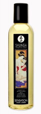 Массажное масло с ароматом лаванды Sensation - 250 мл. от Shunga