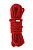 Красная веревка для шибари DELUXE BONDAGE ROPE - 5 м. от Dream Toys