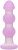 Сиреневая анальная пробка-ёлочка Beaded Probe - 10,7 см. от California Exotic Novelties