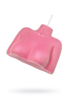 Розовая сувенирная свеча «Женский силуэт» от Pecado