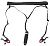 Женские вибростринги с зажимами для половых губ Spreader String with Vibrator от Orion