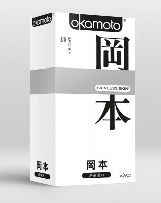 Презервативы OKAMOTO Skinless Skin Purity - 10 шт. от Okamoto