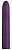 Фиолетовый гладкий вибратор Rocket Man - 14 см. от So divine