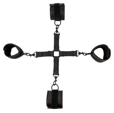 Черный набор крестовой фиксации Bondage Set от Orion