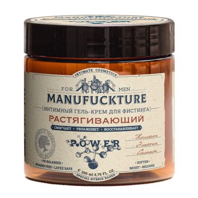 Растягивающий интимный гель-крем для фистинга с коллагеном - 200 мл. от MANUFUCKTURE