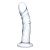 Стеклянный фаллоимитатор из стекла 7’’ Curved Realistic Glass Dildo With Veins - 15,9 см. от Glas