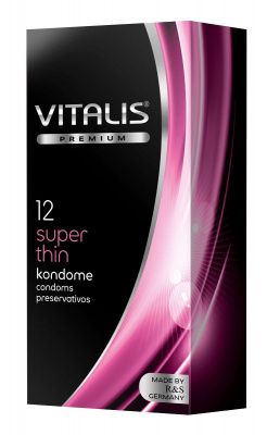 Ультратонкие презервативы VITALIS PREMIUM super thin - 12 шт. от R&S GmbH