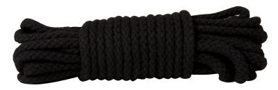 Чёрная хлопковая веревка для связывания Bondage Rope 33 Feet - 10 м. от Blush Novelties