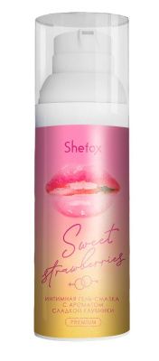 Интимная гель-смазка Shefox Premium «Сладкая клубника» - 50 мл. от Shefox