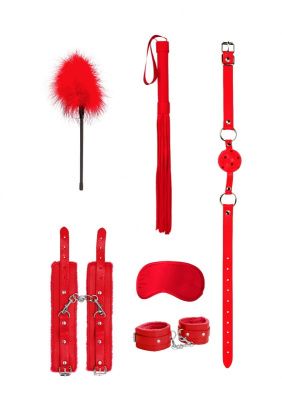 Красный игровой набор Beginners Bondage Kit от Shots Media BV