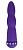 Фиолетовый вибратор WAVY WAND со стразами - 14 см. от Howells