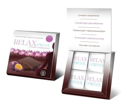 Горький шоколад RELAXsweet - 40 гр. от АйМикс
