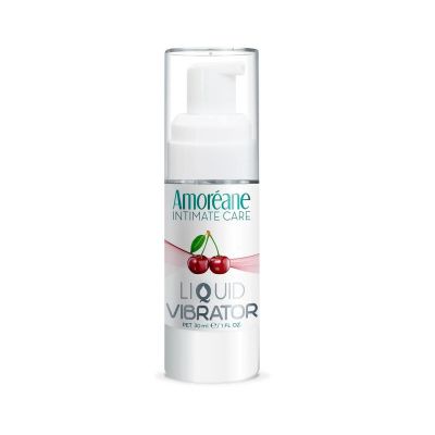 Жидкий вибратор со вкусом вишни Amoreane Cherry - 30 мл. от Amoreane