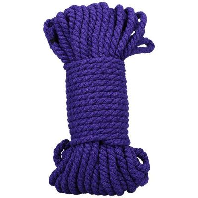 Фиолетовая верёвка для связывания и фиксации Bind Tie - 15,24 м. от Doc Johnson